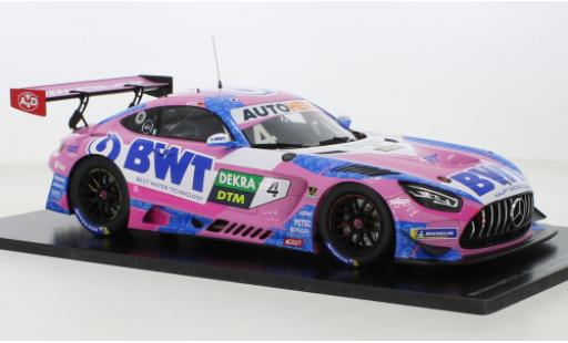 Miniature Mercedes AMG GT 1/18 Spark 3 No.4 AMG Team HRT BWT DTM 2021 Mercedes AMG GT 1/18 Spark 3 No.4 AMG Team HRT BWT DTM 2021 miniature
