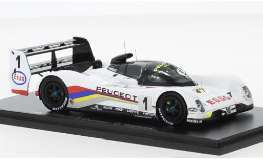 Miniature Peugeot 905 1/43 Spark No.1 24h Le Mans 1992 Peugeot 905 1/43 Spark No.1 24h Le Mans 1992 miniature