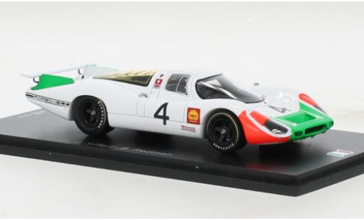 Miniature Porsche 908 1969 1/43 Spark LH RHD No.4 1000km Monza Porsche 908 1969 1/43 Spark LH RHD No.4 1000km Monza miniature