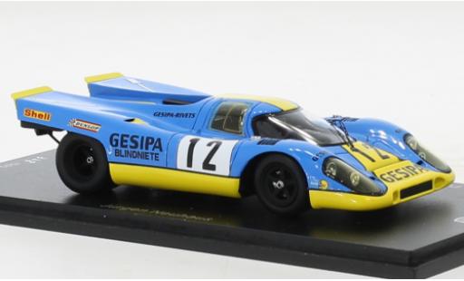 Miniature Porsche 917 1970 1/43 Spark K No.12 GESIPA Interserie Norisring Porsche 917 1970 1/43 Spark K No.12 GESIPA Interserie Norisring miniature