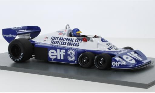 Miniature Tyrrell P34 1/18 Spark No.3 elf (F) GP Brasilien 1977 R.Peterson Tyrrell P34 1/18 Spark No.3 elf (F) GP Brasilien 1977 R.Peterson miniature