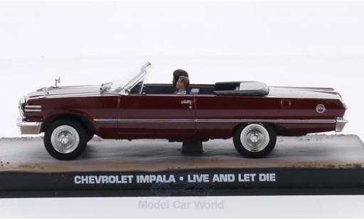 Miniature Chevrolet Impala 1/43 SpecialC Cabriolet rouge James Bond 007 Leben und sterben lassen ohne Vitrine Chevrolet Impala 1/43 SpecialC Cabriolet rouge James Bond 007 Leben und sterben lassen ohne Vitrine miniature
