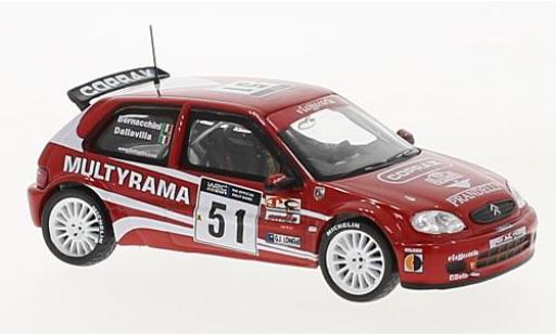 Miniature Citroen Saxo 1/43 SpecialC SAXO S1600 No.51 Rallye WM Rallye Sanremo 2002 Citroen Saxo 1/43 SpecialC SAXO S1600 No.51 Rallye WM Rallye Sanremo 2002 miniature