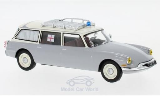 Miniature Citroen ID 19 1/43 SpecialC Break grise/beige Ambulance 1962 ohne Vitrine Citroen ID 19 1/43 SpecialC Break grise/beige Ambulance 1962 ohne Vitrine miniature