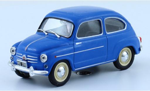 Miniature Fiat 600 1/43 SpecialC D bleue 1962 Fiat 600 1/43 SpecialC D bleue 1962 miniature