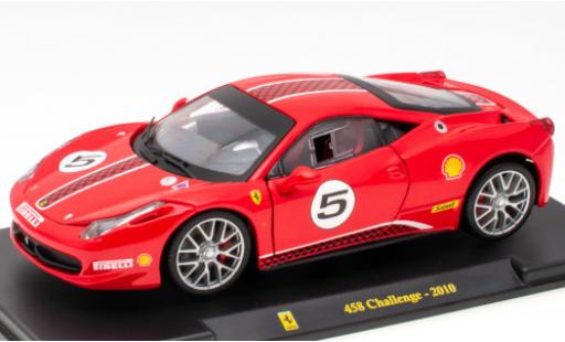 Miniature Ferrari 458 1/24 SpecialC Challenge rouge No.5 2010 Ferrari 458 1/24 SpecialC Challenge rouge No.5 2010 miniature