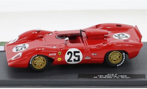 Miniature Ferrari 312 1/43 SpecialC P RHD No.25 12h Sebring 1969 Ferrari 312 1/43 SpecialC P RHD No.25 12h Sebring 1969 miniature