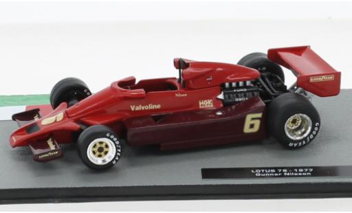 Miniature Lotus 78 1/43 SpecialC No.6 Formel 1 1977 Lotus 78 1/43 SpecialC No.6 Formel 1 1977 miniature