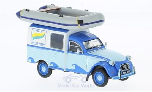 Miniature Citroen 2CV 1/43 SpecialC AKS 400 Centre Nautique mit Figur und Schlauchboot Citroen 2CV 1/43 SpecialC AKS 400 Centre Nautique mit Figur und Schlauchboot miniature
