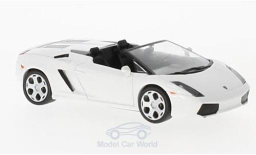 Miniature Lamborghini Gallardo Spyder 1/43 SpecialC Spyder blanche 2005 Lamborghini Gallardo Spyder 1/43 SpecialC Spyder blanche 2005 miniature