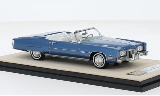 Miniature Cadillac Eldorado 1/18 Stamp Models Cabriolet metallise bleue 1972 1:18 Cadillac Eldorado 1/18 Stamp Models Cabriolet metallise bleue 1972 1:18 miniature