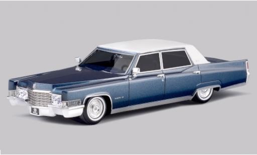Miniature Cadillac Fleetwood 1/43 Stamp Models 60 Special Brougham metallise bleue/matt-blanche 1969 Cadillac Fleetwood 1/43 Stamp Models 60 Special Brougham metallise bleue/matt-blanche 1969 miniature