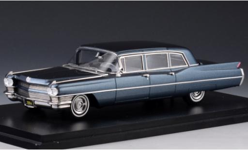 Miniature Cadillac Fleetwood 1/43 Stamp Models 75 Limousine metallise bleue 1964 Cadillac Fleetwood 1/43 Stamp Models 75 Limousine metallise bleue 1964 miniature