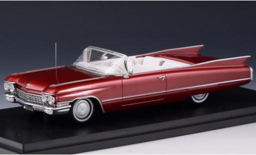 Miniature Cadillac Series 62 1/43 Stamp Models Cabriolet metallise rouge 1960 Cadillac Series 62 1/43 Stamp Models Cabriolet metallise rouge 1960 miniature