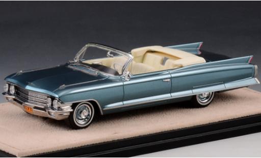 Miniature Cadillac Series 62 1/43 Stamp Models Cabriolet metallise bleue 1962 Cadillac Series 62 1/43 Stamp Models Cabriolet metallise bleue 1962 miniature