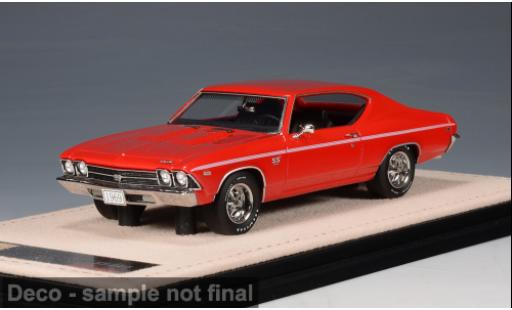 Miniature Chevrolet Chevelle 1/43 Stamp Models SS 396 rouge 1969 1:43 Chevrolet Chevelle 1/43 Stamp Models SS 396 rouge 1969 1:43 miniature