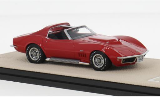 Miniature Chevrolet Corvette 1/43 Stamp Models L88 rouge 1969 1:43 Chevrolet Corvette 1/43 Stamp Models L88 rouge 1969 1:43 miniature