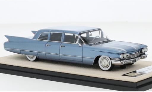 Miniature Cadillac Fleetwood 1/43 Stamp Models 75 Limousine metallise bleue 1960 Cadillac Fleetwood 1/43 Stamp Models 75 Limousine metallise bleue 1960 miniature