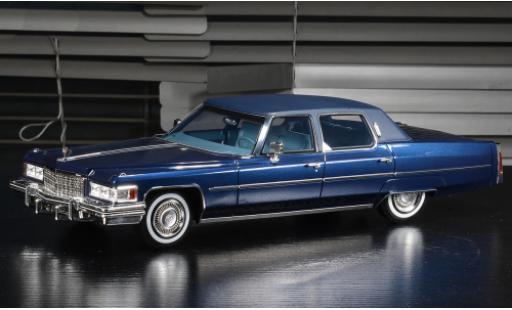 Miniature Cadillac Fleetwood 1/18 Stamp Models Brougham metallise bleue 1976 Cadillac Fleetwood 1/18 Stamp Models Brougham metallise bleue 1976 miniature