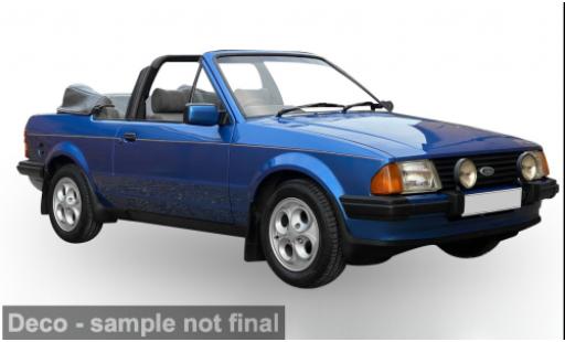 Miniature Ford Escort 1/18 Sun Star XR3i bleue 1984 1:18 Ford Escort 1/18 Sun Star XR3i bleue 1984 1:18 miniature