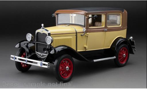 Miniature Ford Model A 1/18 Sun Star Tudor jaune/marron 1931 1:18 Ford Model A 1/18 Sun Star Tudor jaune/marron 1931 1:18 miniature