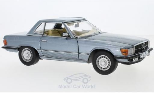 Miniature Mercedes 350 1/18 Sun Star SL (R107) metallise bleue 1977 HardTop Mercedes 350 1/18 Sun Star SL (R107) metallise bleue 1977 HardTop miniature