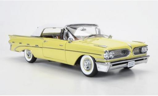 Miniature Pontiac Bonneville 1/18 Sun Star Cabriolet blanche/jaune 1959 fermé Pontiac Bonneville 1/18 Sun Star Cabriolet blanche/jaune 1959 fermé miniature