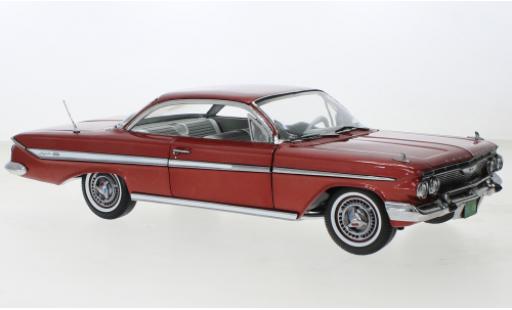 Miniature Chevrolet Impala 1/18 Sun Star Sport Coupe metallise rouge foncé 1961 Chevrolet Impala 1/18 Sun Star Sport Coupe metallise rouge foncé 1961 miniature