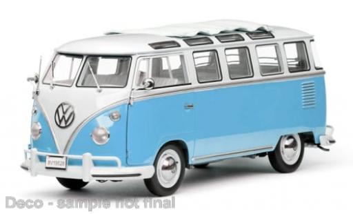 Miniature Volkswagen T1 1/12 Sun Star Samba blanche/bleue 1962 1:12 Volkswagen T1 1/12 Sun Star Samba blanche/bleue 1962 1:12 miniature