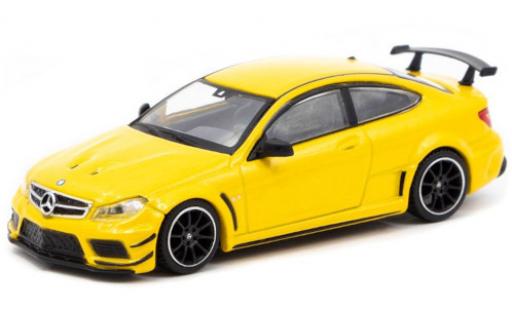 Miniature Mercedes Classe C 1/64 Tarmac Works C 63 AMG Coupe Black Series (C205) metallise jaune Mercedes Classe C 1/64 Tarmac Works C 63 AMG Coupe Black Series (C205) metallise jaune miniature