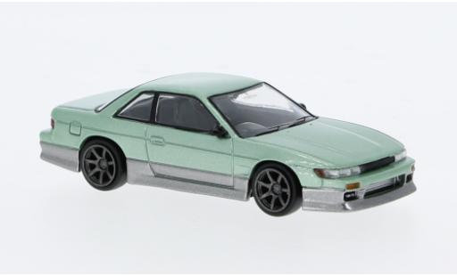Miniature Nissan Silvia 1/64 Tarmac Works (S13) Vertex metallise verte/grise 1:64 Nissan Silvia 1/64 Tarmac Works (S13) Vertex metallise verte/grise 1:64 miniature