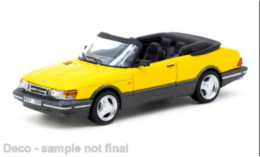 Miniature Saab 900 1/64 Tarmac Works Turbo jaune 1:64 Saab 900 1/64 Tarmac Works Turbo jaune 1:64 miniature