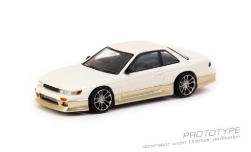 Miniature Nissan Silvia 1/64 Tarmac Works (S13) Vertex blanche/doré Nissan Silvia 1/64 Tarmac Works (S13) Vertex blanche/doré miniature