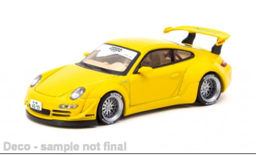 Miniature Porsche 997 RWB 1/64 Tarmac Works 911  jaune Notting Hill Porsche 997 RWB 1/64 Tarmac Works 911  jaune Notting Hill miniature