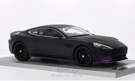 Miniature Aston Martin Vanquish 1/18 Tecnomodel Coupe matt-noire/metallise lila mit rougeem Interieur Aston Martin Vanquish 1/18 Tecnomodel Coupe matt-noire/metallise lila mit rougeem Interieur miniature