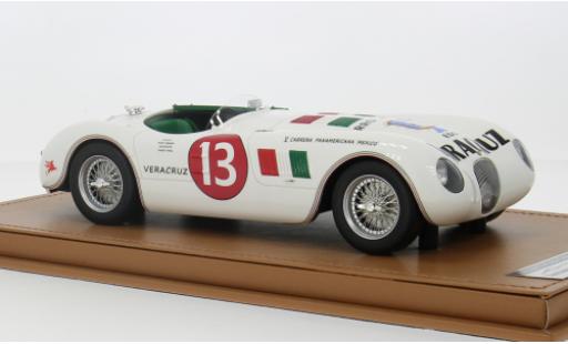 Miniature Jaguar C-Type 1/18 Tecnomodel RHD No.13 Carrera Panamericana 1953 1:18 Jaguar C-Type 1/18 Tecnomodel RHD No.13 Carrera Panamericana 1953 1:18 miniature