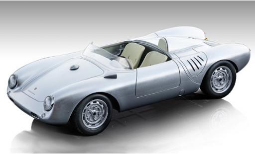 Miniature Porsche 550 1/18 Tecnomodel A RS grise 1957 Strassenversion Porsche 550 1/18 Tecnomodel A RS grise 1957 Strassenversion miniature