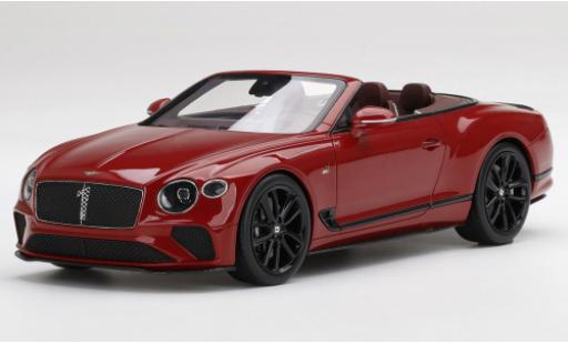 Miniature Bentley Continental 1/18 Top Speed GT Cabriolet Mulliner Number 1 Edition metallise rouge Bentley Continental 1/18 Top Speed GT Cabriolet Mulliner Number 1 Edition metallise rouge miniature