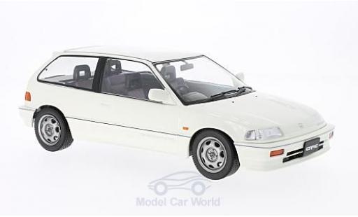Miniature Honda Civic 1/18 Triple 9 Collection EF-3 Si blanche RHD 1987 ohne Vitrine Honda Civic 1/18 Triple 9 Collection EF-3 Si blanche RHD 1987 ohne Vitrine miniature