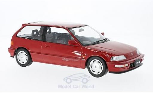 Miniature Honda Civic 1/18 Triple 9 Collection EF-9 SiR rouge RHD 1990 ohne Vitrine Honda Civic 1/18 Triple 9 Collection EF-9 SiR rouge RHD 1990 ohne Vitrine miniature