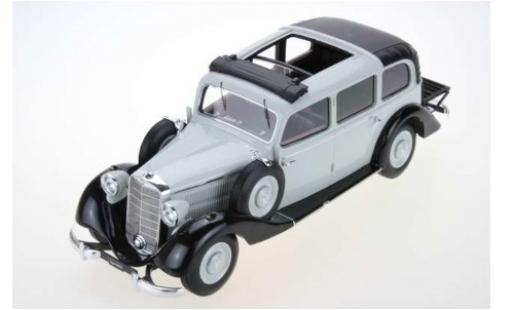 Miniature Mercedes 260 1/18 Triple 9 Collection D (W138) Pullman Landaulet grise/noire 1936 ouverts/es Dachverdeck Mercedes 260 1/18 Triple 9 Collection D (W138) Pullman Landaulet grise/noire 1936 ouverts/es Dachverdeck miniature