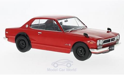 Miniature Nissan Skyline 1/18 Triple 9 Collection GT-R KPGC10 rouge RHD Nissan Skyline 1/18 Triple 9 Collection GT-R KPGC10 rouge RHD miniature