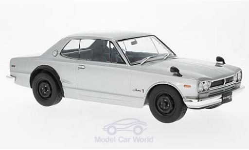 Miniature Nissan Skyline 1/18 Triple 9 Collection GT-R KPGC10 grise RHD Nissan Skyline 1/18 Triple 9 Collection GT-R KPGC10 grise RHD miniature