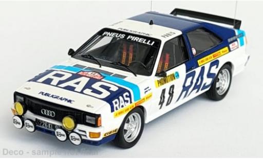 Miniature Audi Quattro 1/43 Trofeu No.48 Rallye WM Rallye Monte Carlo 1983 1:43 Audi Quattro 1/43 Trofeu No.48 Rallye WM Rallye Monte Carlo 1983 1:43 miniature