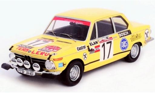 Miniature Bmw 2002 1/43 Trofeu No.17 Alpenfahrt 1973 H.Grünsteidl/G.Hopf Bmw 2002 1/43 Trofeu No.17 Alpenfahrt 1973 H.Grünsteidl/G.Hopf miniature