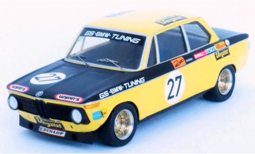 Miniature Bmw 2002 1/43 Trofeu No.27 GS Tuning Vergölst 6h Nürburgring 1972 D.Basche/J.Barth Bmw 2002 1/43 Trofeu No.27 GS Tuning Vergölst 6h Nürburgring 1972 D.Basche/J.Barth miniature
