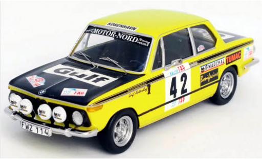 Miniature Bmw 2002 1/43 Trofeu No.42 Motor-Nord Racing Gulf Rallye WM Rally Portugal 1973 L.Asterhag/A.Gullberg Bmw 2002 1/43 Trofeu No.42 Motor-Nord Racing Gulf Rallye WM Rally Portugal 1973 L.Asterhag/A.Gullberg miniature