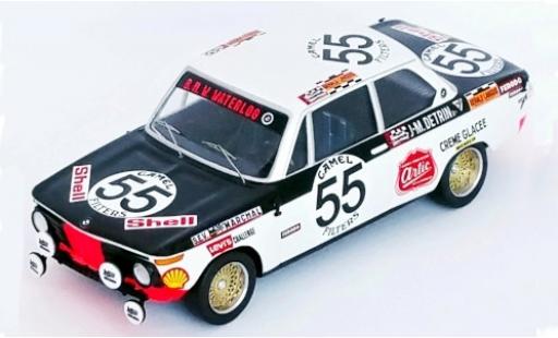 Miniature Bmw 2002 1/43 Trofeu No.55 Waterloo 24h Spa Francorchamps 1972 R.Derom/J-M.Detrin Bmw 2002 1/43 Trofeu No.55 Waterloo 24h Spa Francorchamps 1972 R.Derom/J-M.Detrin miniature