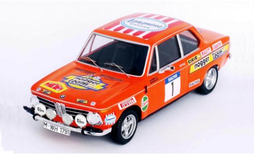 Miniature Bmw 2002 1/43 Trofeu ti No.1 Nogger Team Hamburg Langnese Rallye DM Rally Trifels 1973 R.Hainbach/W.Biebinger Bmw 2002 1/43 Trofeu ti No.1 Nogger Team Hamburg Langnese Rallye DM Rally Trifels 1973 R.Hainbach/W.Biebinger miniature