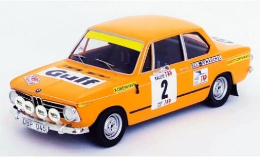 Miniature Bmw 2002 1/43 Trofeu ti No.2 Rallye Portugal 1972 L.Asterhag/C.Billstam Bmw 2002 1/43 Trofeu ti No.2 Rallye Portugal 1972 L.Asterhag/C.Billstam miniature